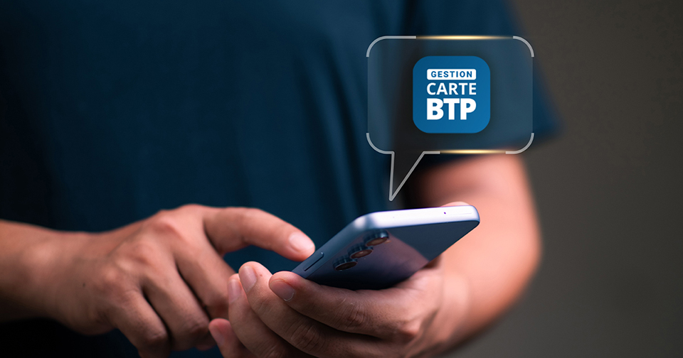 L’application mobile Gestion Carte BTP